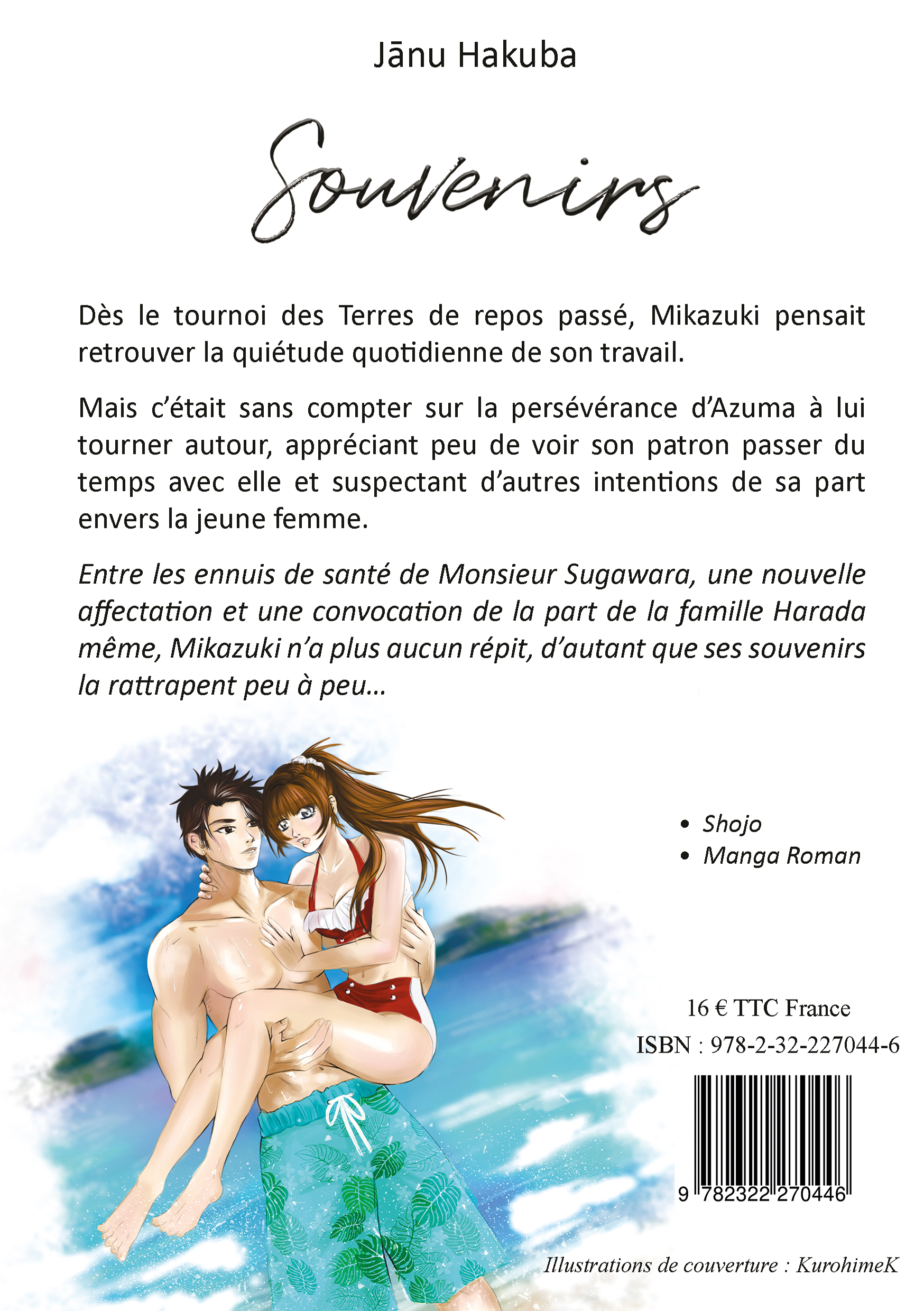 4eme de couverture - Souvenirs - Tome 2