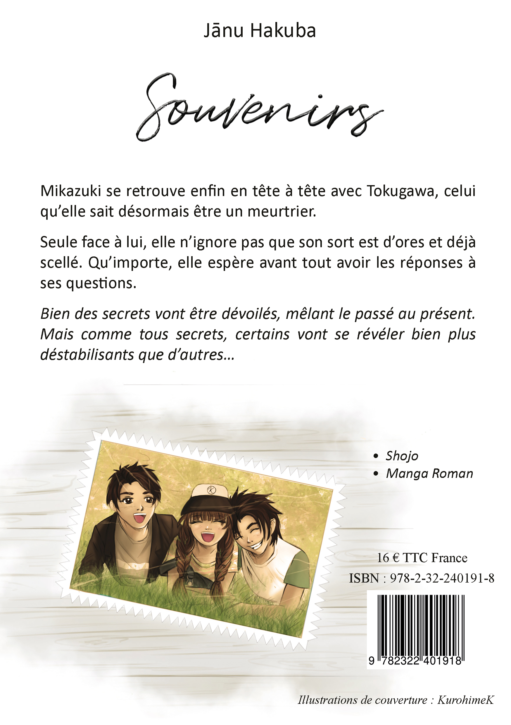 4eme de couverture - Souvenirs - Tome 3